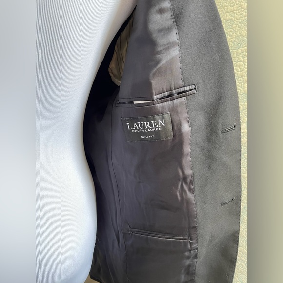 Lauren Ralph Lauren Men’s Black Slim Fit Jacket Size 36S - Picture 6 of 9